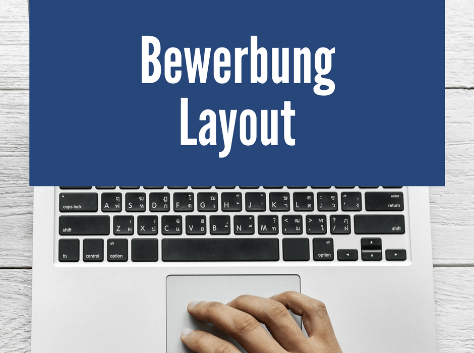 Bewerbung Layout 4 perfekte DesignMuster